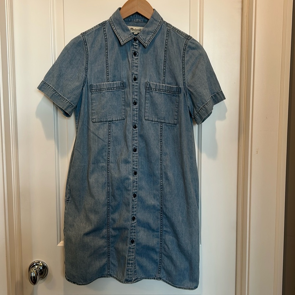 Madewell denim dress women’s size small